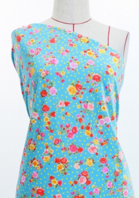 Flamenco Fabric / Rose&Carnation / JKF-079-LBL