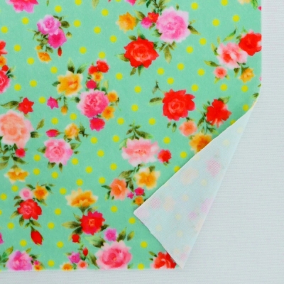 Flamenco Fabric / Rose&Carnation / JKF-079-LGR
