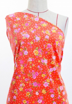 Flamenco Fabric / Rose&Carnation / JKF-079-RD