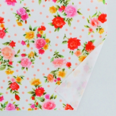 Flamenco Fabric / Rose&Carnation / JKF-079-WH