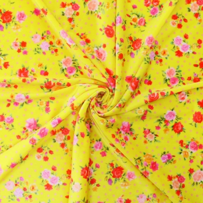Flamenco Fabric / Rose&Carnation / JKF-079-YE