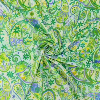 Flamenco Fabric / Paisley / JKF-081-GR