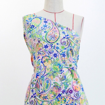 Flamenco Fabric / Paisley / JKF-081-PIBL