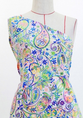 Flamenco Fabric / Paisley / JKF-081-PIBL