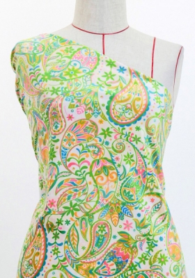 Flamenco Fabric / Paisley / JKF-081-YEGR