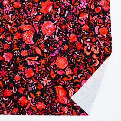 Flamenco Fabric / Butterfly Paisley / JKF-085-BKRD