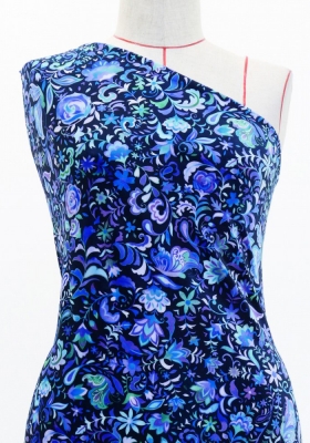 Flamenco Fabric / Butterfly Paisley / JKF-085-BL
