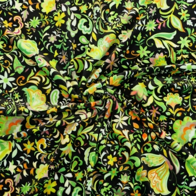 Flamenco Fabric / Butterfly Paisley / JKF-085-GR