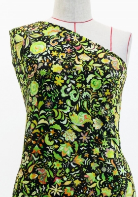 Flamenco Fabric / Butterfly Paisley / JKF-085-GR