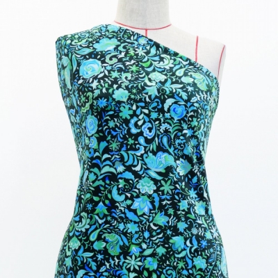 Flamenco Fabric / Butterfly Paisley / JKF-085-TBL