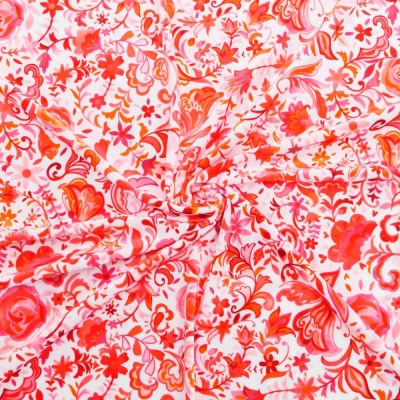 Flamenco Fabric / Butterfly Paisley / JKF-085-WHPI