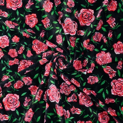 Flamenco Fabric / Rose Paisley / JKF-087-BK