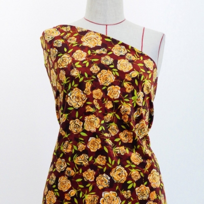 Flamenco Fabric / Rose Paisley / JKF-087-BR