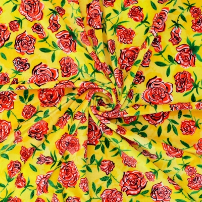 Flamenco Fabric / Rose Paisley / JKF-087-YE