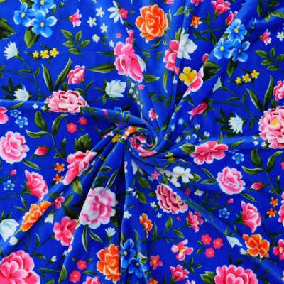 Flamenco Fabric / Floral / JKF-089-BL