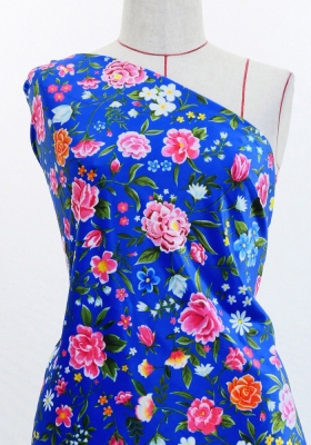 Flamenco Fabric / Floral / JKF-089-BL