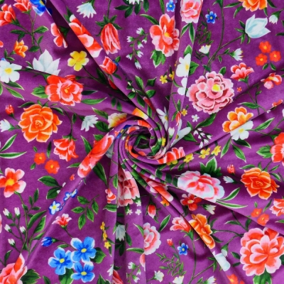 Flamenco Fabric / Floral / JKF-089-PU