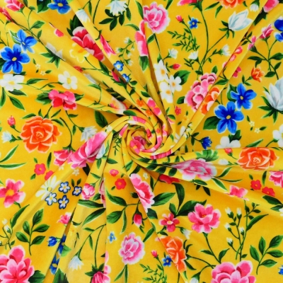Flamenco Fabric / Floral / JKF-089-YE