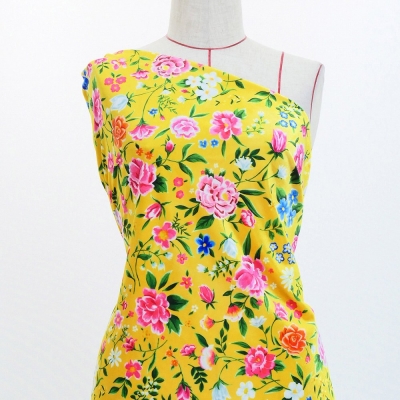 Flamenco Fabric / Floral / JKF-089-YE