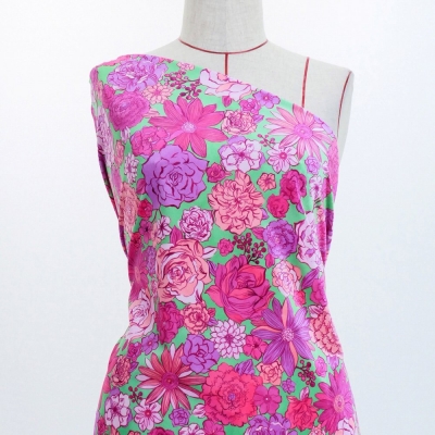 Flamenco Fabric / Modern Flower / JKF-091-GRPI