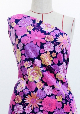 Flamenco Fabric / Modern Flower / JKF-091-NVPI