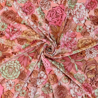 Flamenco Fabric / Modern Flower / JKF-091-PIBE