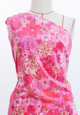 Flamenco Fabric / Modern Flower / JKF-091-PI