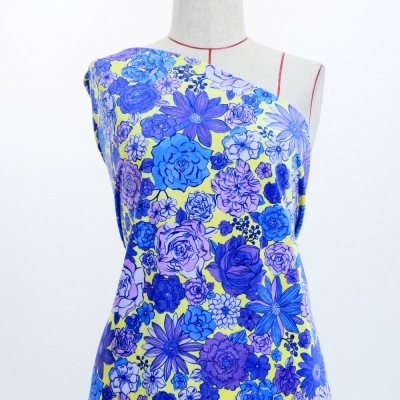 Flamenco Fabric / Modern Flower / JKF-091-YEPU