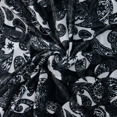Flamenco Fabric / Paisley&Dots / JKF-093-BK