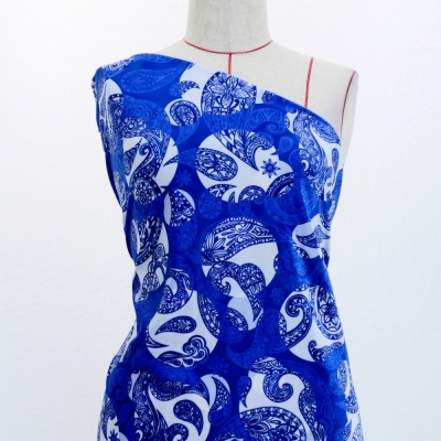 Flamenco Fabric / Paisley&Dots / JKF-093-BL