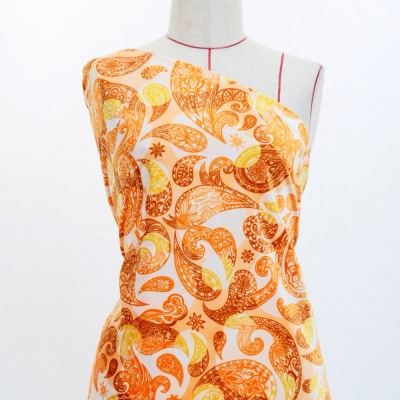 Flamenco Fabric / Paisley&Dots / JKF-093-OR