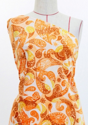 Flamenco Fabric / Paisley&Dots / JKF-093-OR