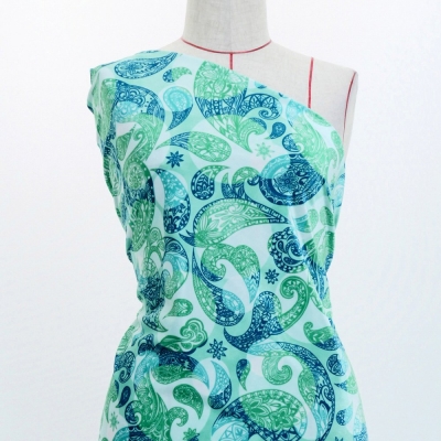 Flamenco Fabric / Paisley&Dots / JKF-093-TBL