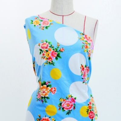 Flamenco Fabric / Bouquet&Dots / JKF-095-LBL