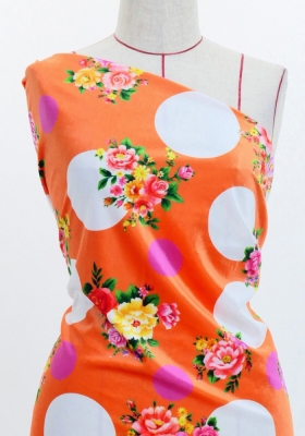 Flamenco Fabric / Bouquet&Dots / JKF-095-LOR