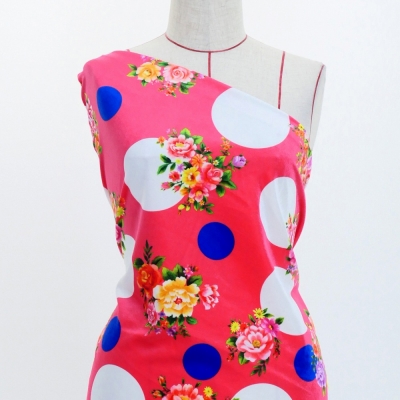 Flamenco Fabric / Bouquet&Dots / JKF-095-PI