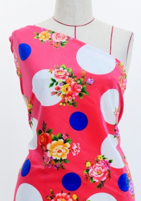 Flamenco Fabric / Bouquet&Dots / JKF-095-PI
