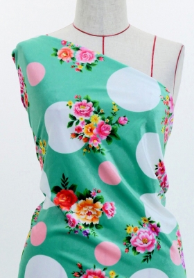 Flamenco Fabric / Bouquet&Dots / JKF-095-TBL