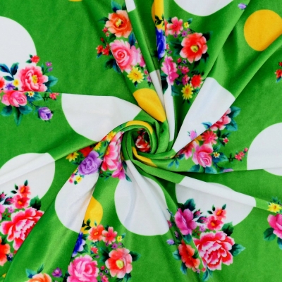 Flamenco Fabric / Bouquet&Dots / JKF-095-YEGR