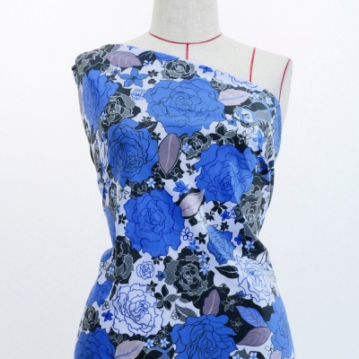 Flamenco Fabric / Rose Lace / JKF-097-BL