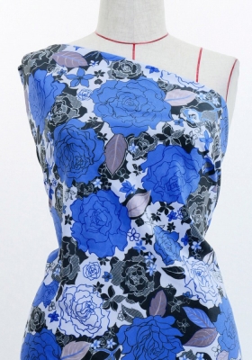 Flamenco Fabric / Rose Lace / JKF-097-BL