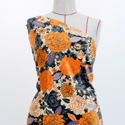 Flamenco Fabric / Rose Lace / JKF-097-OR