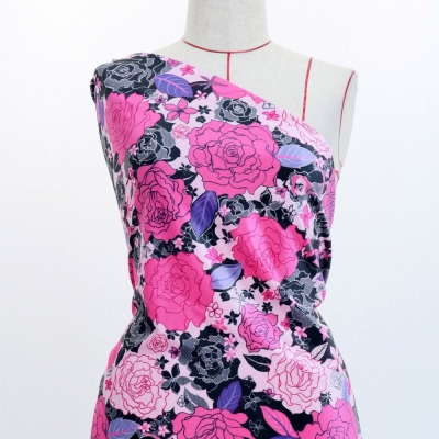 Flamenco Fabric / Rose Lace / JKF-097-PI