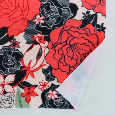 Flamenco Fabric / Rose Lace / JKF-097-RD