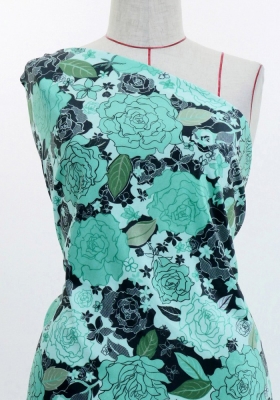 Flamenco Fabric / Rose Lace / JKF-097-TBL