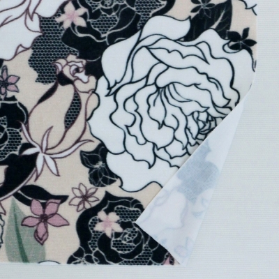 Flamenco Fabric / Rose Lace / JKF-097-WH