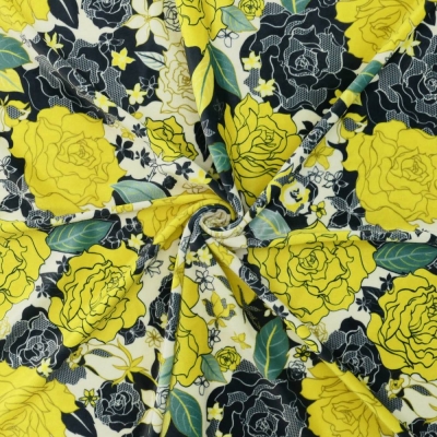 Flamenco Fabric / Rose Lace / JKF-097-YE