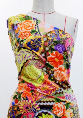 Flamenco Fabric / Patchwork Style / JKF-101-BRYE