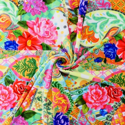 Flamenco Fabric / Patchwork Style / JKF-101-CRBL