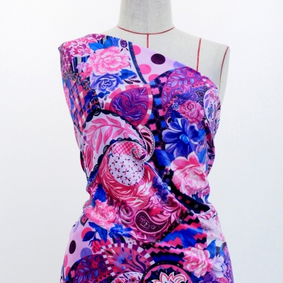 Flamenco Fabric / Patchwork Style / JKF-101-NVPI